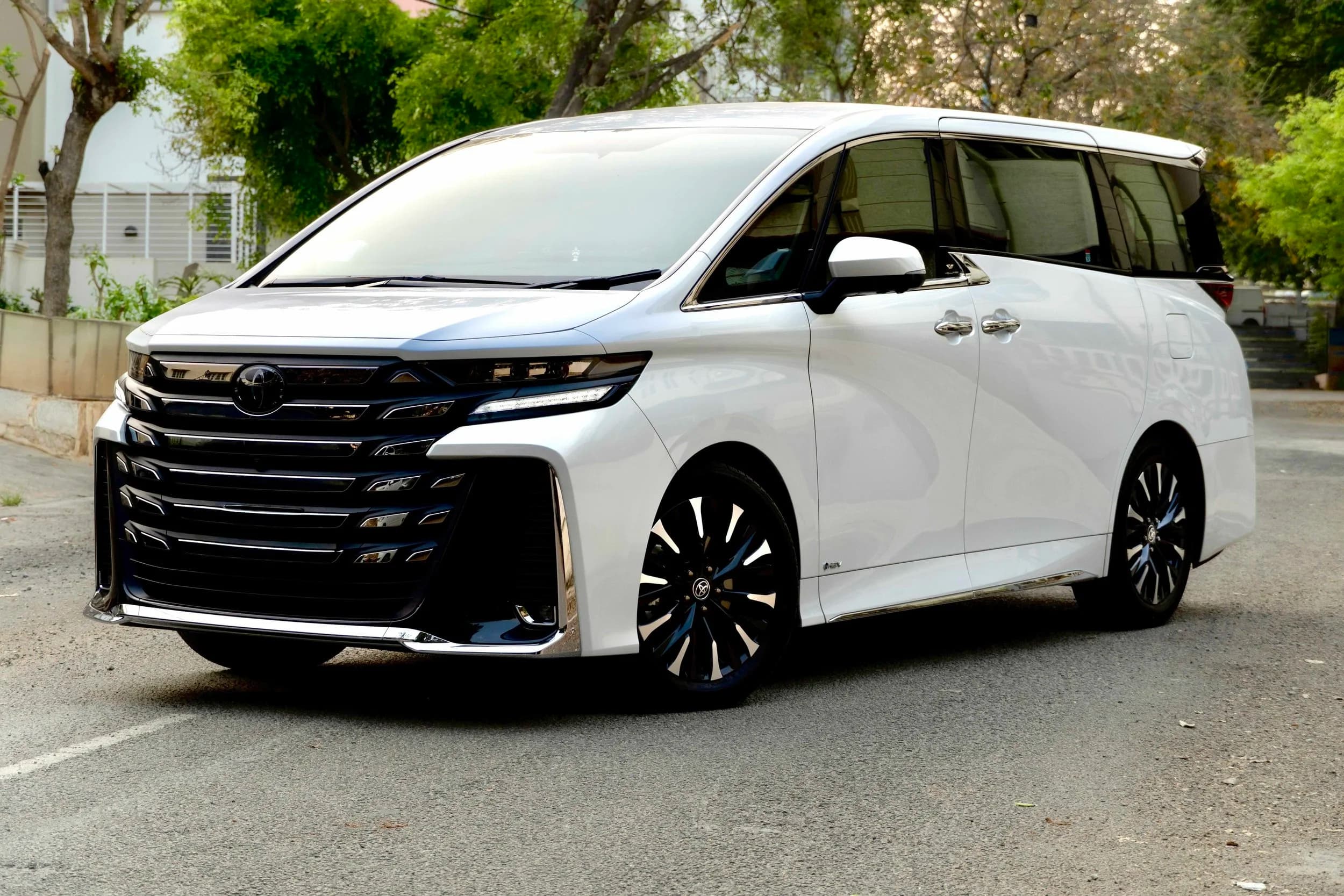 Toyota Vellfire private chauffeur service in Bangalore — spacious luxury MPV for hire